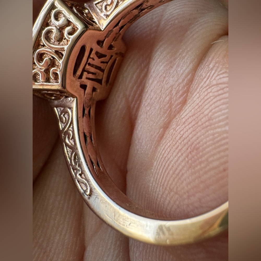 Vanna K CZ Ring in Rose Gold Plated 925 Sterling Silver - Picture 10 of 10